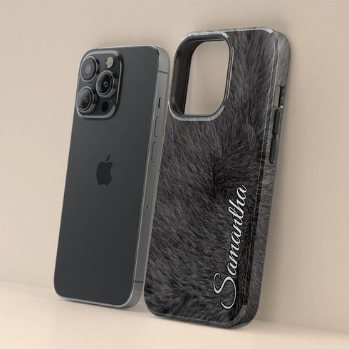 Personalized Whimsical Animal Fur iPhone Case